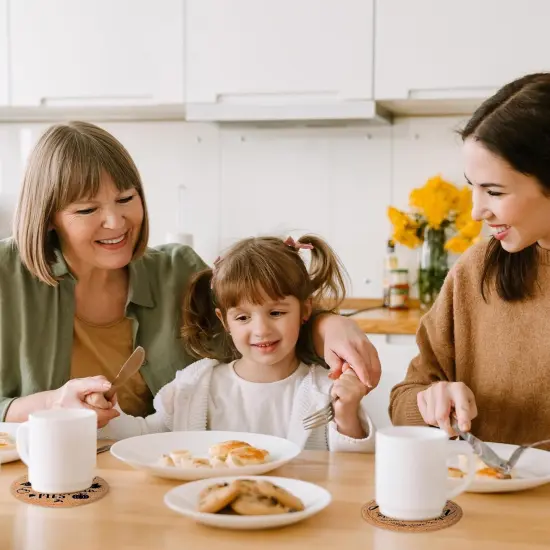 6Pcs Fall Cork Coasters with Holder {3}