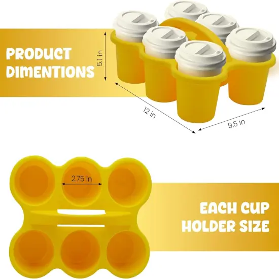 4E's Novelty 4 Pack Pencil Caddy for Classroom, Vibrant Classroom Caddy, Durable Table Drink Holder for School, Useful and Sturdy Schools Desk Bin, Colourful Supply Caddies for School for Various Use {3}