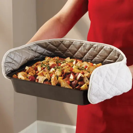 Collections Etc Extra Long Pot Holder for Large Pans {1}