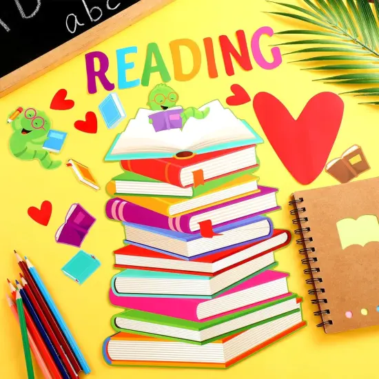 Reading Door Decorations Caterpillar Bulletin Board Decoration Set {3}