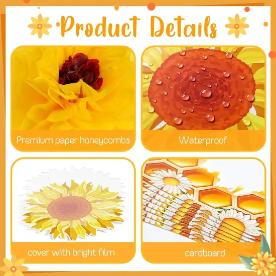 103 Pcs Bee Amazing Bulletin Board Sets Cute Bee Honey Bulletin Board {3}