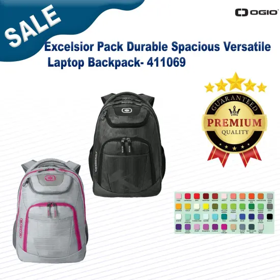 OGIO&reg; Excelsior Pack Durable Spacious Versatile Laptop Backpack {2}