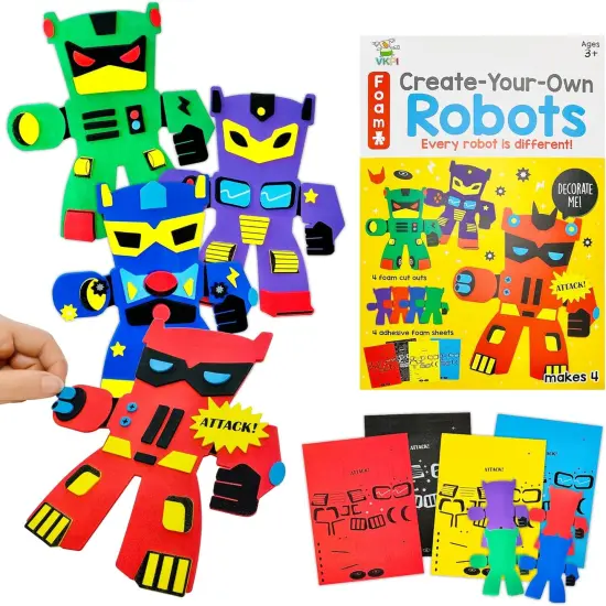 4 Pieces EVA Foam Art Crafts Gift Kit {1}