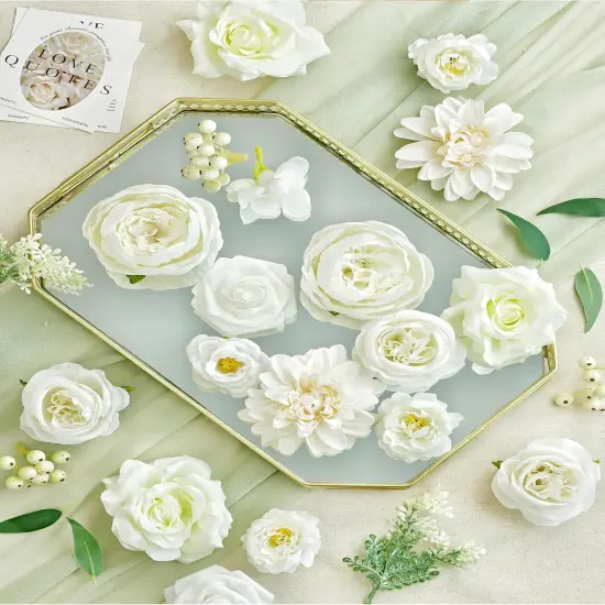 Artificial Flowers DIY Box Set Fake Roses Bouquet {2}