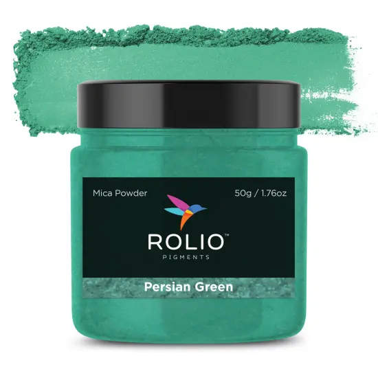 Rolio - 1 Jar Mica Powder (Persian Green) - 50g / 1.8 oz {1}