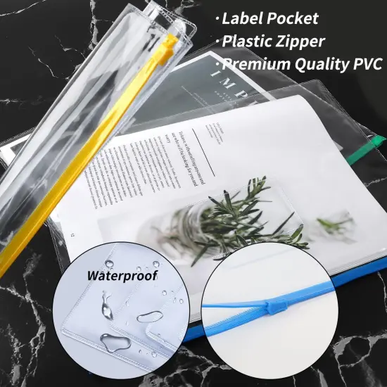 24pcs Plastic Envelopes Poly Zip {2}