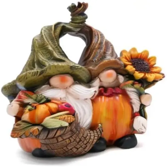 Pumpkin Gnome Figurines-Fall Pumpkin Gnomes {5}