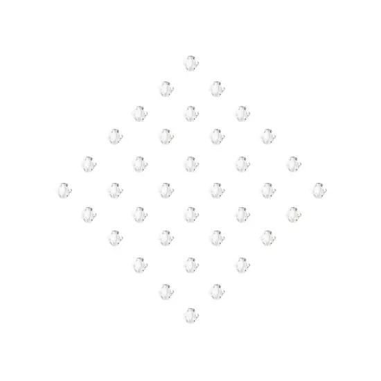 Preciosa 6mm Czech Crystals Bicone Rondelle Beads, 36pcs {5}