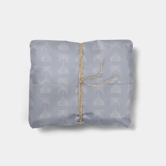 Fine Line Pink and Gray Totem Gift Wrap {1}