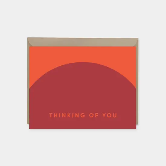 Geo Thinking of You Cards, Geometric {5}