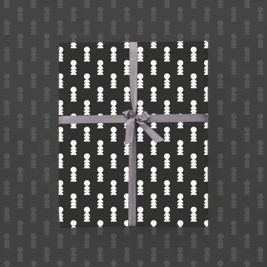 Geo Circle Semicircle Gift Wrap II {2}