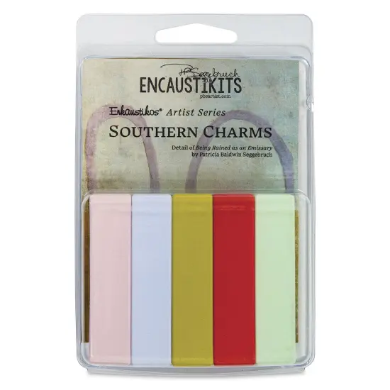 Enkaustikos Hot Sticks Encaustic Paints - Set of 5, Patricia Seggebruch Southern Charm, 13 ml stick {1}