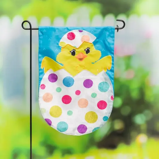 Polka Dot Easter Egg 2 Sided Garden Flag {2}