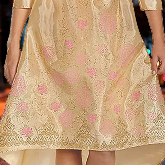 Girls Aurora Coronation Gown Costume Gold Sleeping Beauty {4}