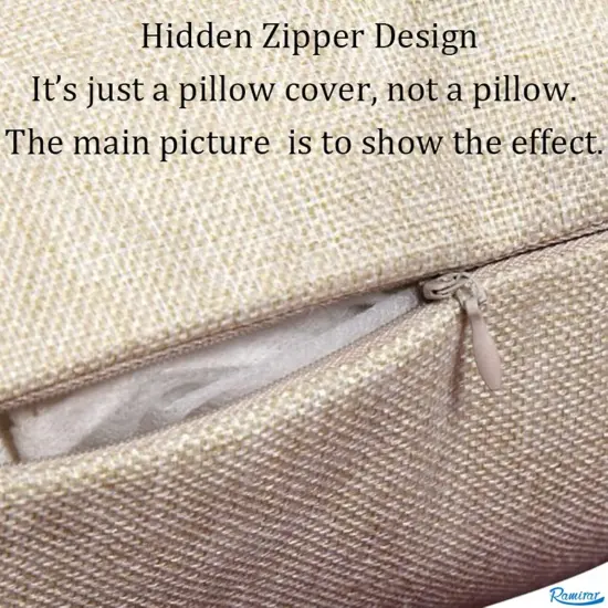 Pumpkins Green Leaves Decorative Throw Pillow Cover 18 x 18 Inches {5}