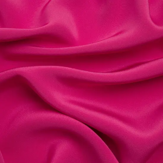 1 Yard Luxurious Beetroot Silk Fabric 4 Ply Crepe, Solid Color, 44" Wide {1}
