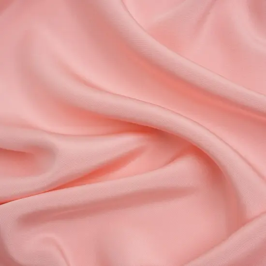 1 Yard Silk 4 Ply Crepe Candy Pink Pure Silk Fabric for Luxury Dresses, 44 Inches Width {1}