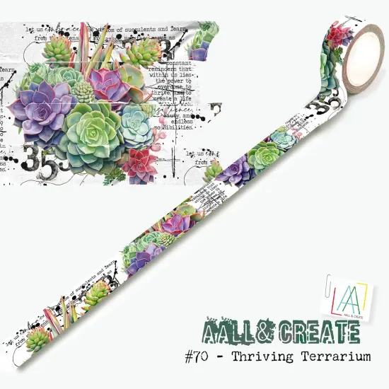 AALL And Create Layer-It-Up Washi Tape-Thriving Terrarium {1}