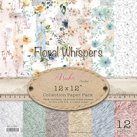Asuka Studio Collection Pack 12"X12"-Floral Whispers {1}