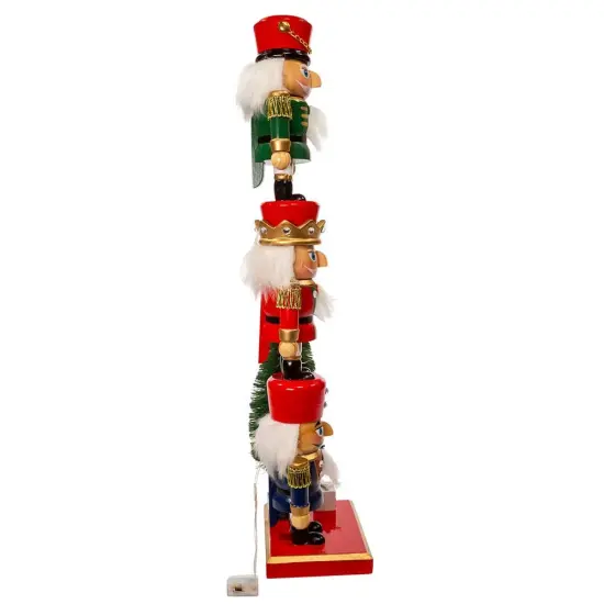 Kurt Adler 18-Inch Battery Operated Nutcracker with Light Up Tree {2}