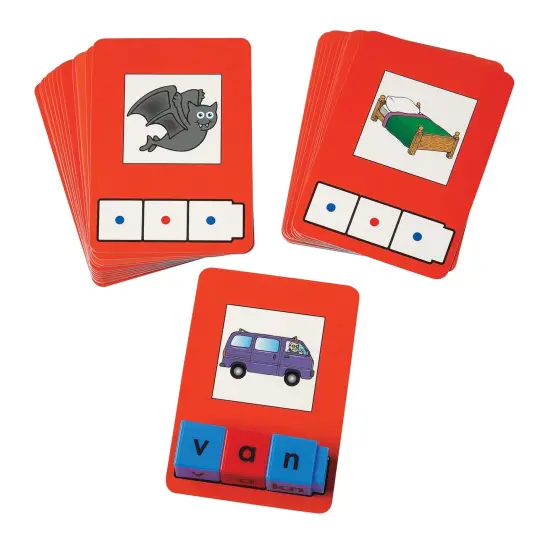 CVC Word Building Cards, 24 Cards {1}