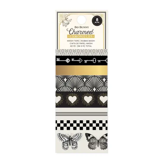 Bo Bunny Charmed Chronicles Washi Tape-8 Pieces {1}