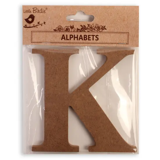 Little Birdie MDF Alphabets Upper Case 4" 1/Pkg-K {1}