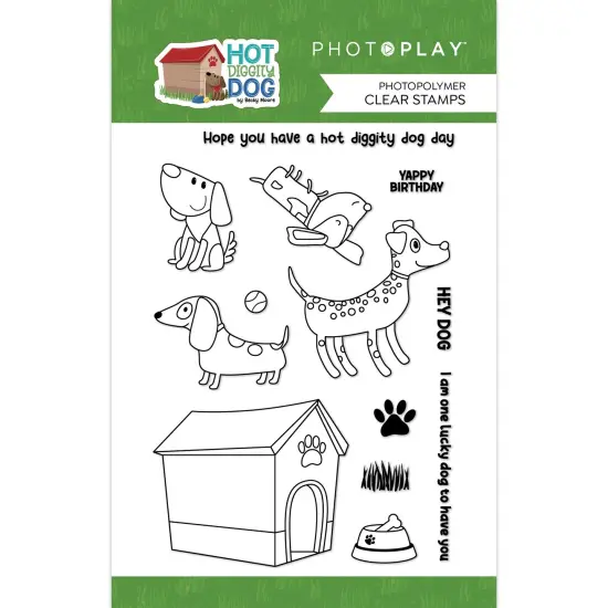 PhotoPlay Photopolymer Clear Stamps-Hot Diggity Dog {1}