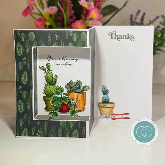 Craft Consortium Clear Stamps-Cactus, Botany Boutique {5}