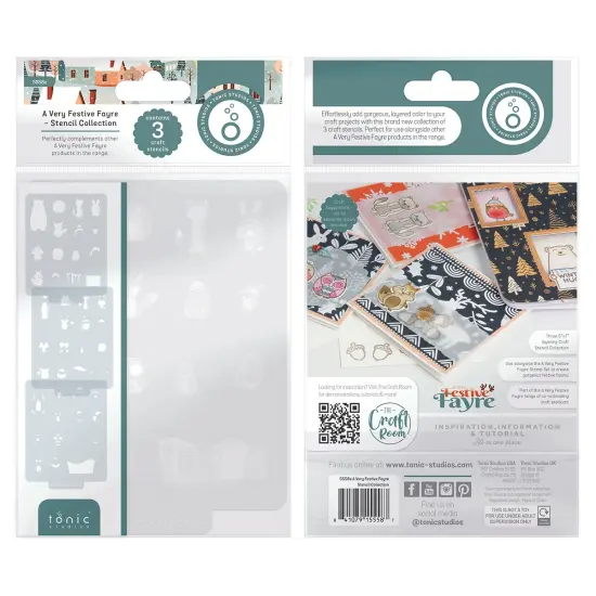 Tonic Studios Stencil Set-A Very Festive Fayre {3}