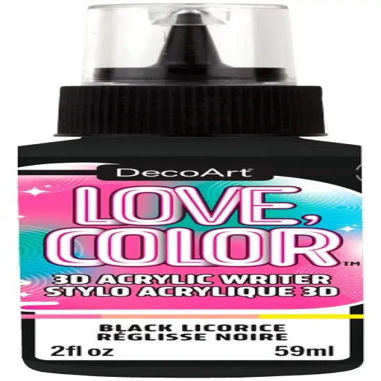 DecoArt Love Color 3D Acrylic Writers 2oz {2}