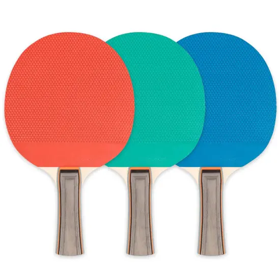 5 Ply Rubber Table Tennis Paddle {1}