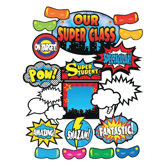 Superhero Bulletin Board Display Set {1}