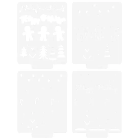Tonic Studios Stencil Set-A Candy Cane Christmas {4}