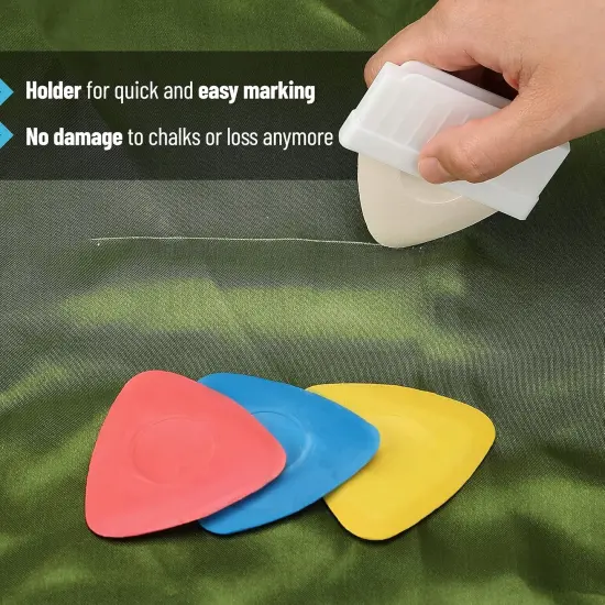 Sewing Chalk for Fabric (White, Yellow, Red, Blue) {2}
