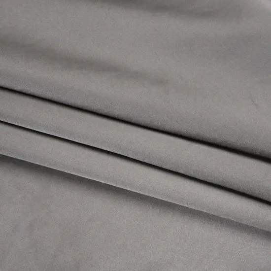 1 Yard Heather Gray Silk Duchesse Satin Luxury Formal Wear Fabric, 59 Inches Wide {4}
