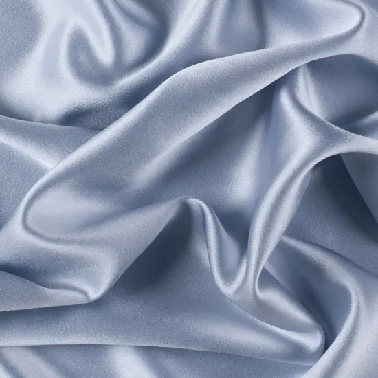 1 Yard Gray Dawn Silk Crepe Back Satin Elegant Solid Designer Sewing Fabric 44 inch Width {1}