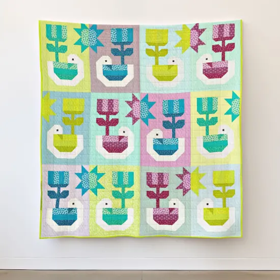 Paintbox Sunshine Quilt Kit (kitp-2187-28) | Robert Kaufman | Sewing Kit {1}