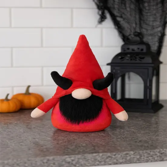 Cute Evil Halloween Decorative LED Gnome {4}