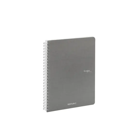 Fabriano Ecoqua Original Spiral-Bound Notebook, A5, 70 Sheets Grey {5}