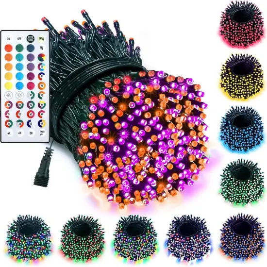 35 Colors 66FT Halloween String Lights with Remote Timer {1}