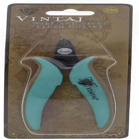 The Beadsmith Vintaj Semi-Flush Cutter &ndash; 5-Inches (127mm), Ergonomic Handle &ndash; Make Clean, Flush & Precise Cuts &ndash; Jewelry Making Tool for Creating Earrings, Bracelets & Necklaces {6}
