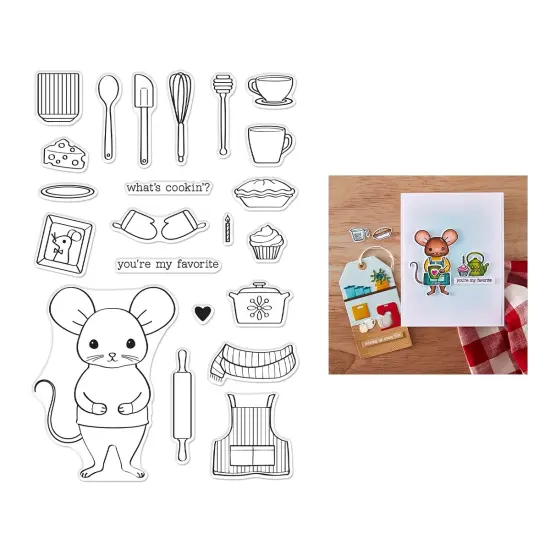 Hero Arts Clear Stamps 4"X6"-What's Cookin'? {6}