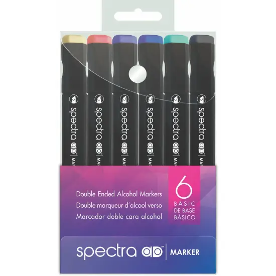 Spectra AD&reg; Marker Sets, Tri-Nib and Brush Dual-Tip {1}