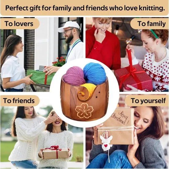 Yarn Bowl Large Size for Yarn Holder {4}