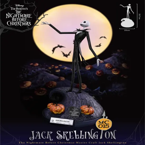 The Nightmare Before Christmas Master Craft Jack Skellington Table Top Statue {4}