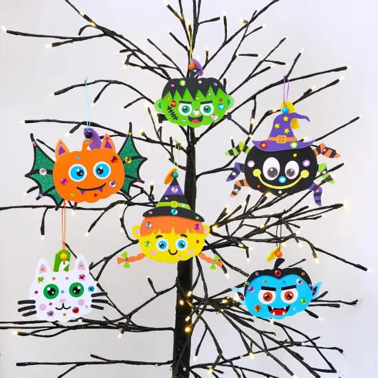 24 Sets Halloween Craft Kits - Fall Autumn Kids {3}