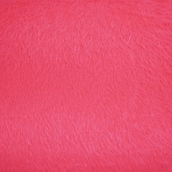 1 Yard Fake Feather Hacci Mohair Knit Fabric 290 GSM, 60/62&Prime; Wide Polyester Spandex Blend NEON YELLOW {6}