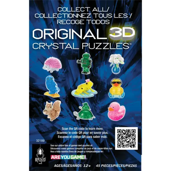 BePuzzled 3D Crystal Puzzle-Yellow Rock'n Duck {3}