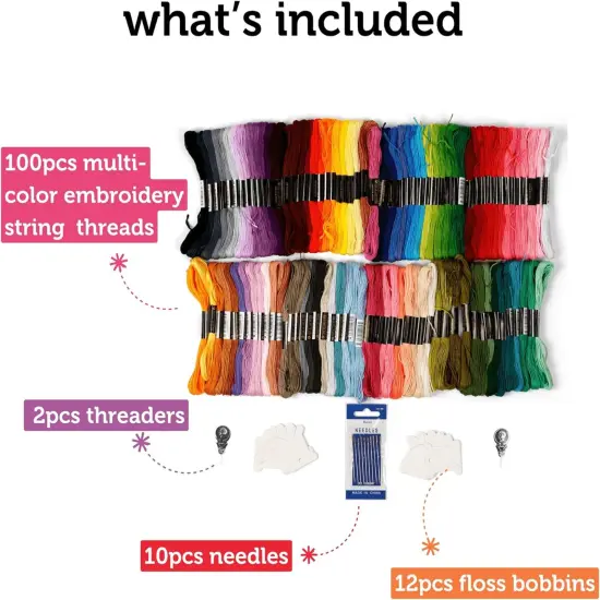 Embroidery Floss for Bracelets 100pcs {2}